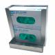 OmniMed 305313 Stainless Steel Glove Catcher (Shown with Glove Box Holder #305301 and contents that are not included)