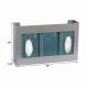 OmniMed 305403 Magnetic Deluxe Triple Glove Box Holder - Dimensions (Glove Boxes NOT included)