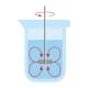 OHAUS Corporation 30586778 Folding Blade Stirrer Shaft for Achiever™ 5000 Overhead Stirrer - Radial Flow Pattern