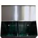 OmniMed 307022 Stainless Bulk Dispenser - Double Compartment