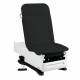 Model 3003-500-305CB FusionONE ProGlide Power Hi-Lo Manual Backrest Exam Table with Contoured Top, WheelBase System, Foot Control, Stirrups, Drawer Warmer, Pelvic Tilt & Electrical Receptacle - Classic Black