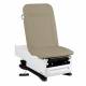 Model 3003-500-305CL FusionONE ProGlide Power Hi-Lo Manual Backrest Exam Table with Contoured Top, WheelBase System, Foot Control, Stirrups, Drawer Warmer, Pelvic Tilt & Electrical Receptacle - Creamy Latte
