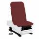 Model 3003-500-305FW FusionONE ProGlide Power Hi-Lo Manual Backrest Exam Table with Contoured Top, WheelBase System, Foot Control, Stirrups, Drawer Warmer, Pelvic Tilt & Electrical Receptacle - Fine Wine