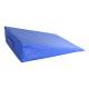 CanDo® 31-2001 Vinyl Covered Foam Wedge, 20" L x 22" W x 6" H, Royal Blue - Angle 2