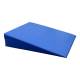CanDo® 31-2003 Vinyl Covered Foam Wedge, 24" L x 28" W x 6" H, Royal Blue - Angle 1