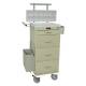 Harloff Mini Line Phlebotomy Cart Package, Four Drawer, Key Lock