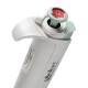 Globe Scientific 3362-10 Diamond™ PosiStop™ Single Channel Pipettor with Fixed Volume, 10 uL, Red Plunger - Close up View