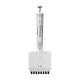 Globe Scientific 3364-100 Diamond™ PosiStop™ 8-Channel Pipettor with Adjustable Volume - 10-100 uL, Green Plunger