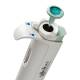 Globe Scientific 3365-200 Diamond™ PosiStop™ 12-Channel Pipettor with Adjustable Volume, 20-200 uL, Green Plunger - Close up View