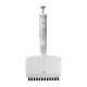 Globe Scientific 3365-200 Diamond™ PosiStop™ 12-Channel Pipettor with Adjustable Volume - 20-200 uL, Green Plunger