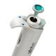 Globe Scientific 3365-50 Diamond™ PosiStop™ 12-Channel Pipettor with Adjustable Volume, 5-50 uL, Green Plunger - Close up View