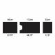 Skytron 3501B 3-Piece OR Table Pad Set