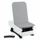 Model 3502-500-300MF FusionONE+ ProGlide Power Hi-Lo Power Backrest Exam Table with WheelBase System, Foot Control & Stirrups - Morning Fog