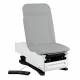 Model 3502-500-305MF FusionONE+ ProGlide Power Hi-Lo Power Backrest Exam Table with Contoured Top, WheelBase System, Foot Control & Stirrups - Morning Fog