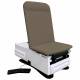 UMF Medical 3502 FusionONE+ Power Hi-Lo Power Backrest Exam Table with Foot Control & Stirrups - Chocolate Truffle