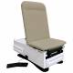 UMF Medical 3502 FusionONE+ Power Hi-Lo Power Backrest Exam Table with Foot Control & Stirrups - Creamy Latte