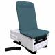 UMF Medical 3502 FusionONE+ Power Hi-Lo Power Backrest Exam Table with Foot Control & Stirrups - Lakeside Blue