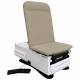 UMF Medical 3503 FusionONE+ Power Hi-Lo Power Backrest Exam Table with Foot Control, Stirrups, Drawer Warmer, Pelvic Tilt & Electrical Receptacle - Creamy Latte