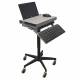 OmniMed 350306 Security Laptop Transport Stand (Laptop, Keyboard, and Mouse are NOT included)