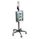 Mobile Glove and Sanitizer Stand