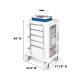 OmniMed 351003 Phlebotomy Cart with 5 Drawers and Key Lock - with Dimension (The Items are Not Included)