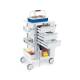 OmniMed 351006 Phlebotomy Cart with 3 Drawers and E-Lock - Side View (The Items are Not Included)