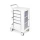 OmniMed 351010 Ergo Phlebotomy Cart with 5 Drawers and E-Lock