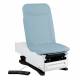 Model 3503-500-305BS FusionONE+ ProGlide Power Hi-Lo Power Backrest Exam Table with Contoured Top, WheelBase System, Foot Control, Stirrups, Drawer Warmer, Pelvic Tilt & Electrical Receptacle - Blue Skies