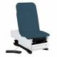 Model 3503-500-305TB FusionONE+ ProGlide Power Hi-Lo Power Backrest Exam Table with Contoured Top, WheelBase System, Foot Control, Stirrups, Drawer Warmer, Pelvic Tilt & Electrical Receptacle - Twilight Blue