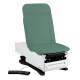 Model 3503-500-305ML FusionONE+ ProGlide Power Hi-Lo Power Backrest Exam Table with Contoured Top, WheelBase System, Foot Control, Stirrups, Drawer Warmer, Pelvic Tilt & Electrical Receptacle - Mint Leaf