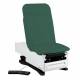 Model 3503-500-305DF FusionONE+ ProGlide Power Hi-Lo Power Backrest Exam Table with Contoured Top, WheelBase System, Foot Control, Stirrups, Drawer Warmer, Pelvic Tilt & Electrical Receptacle - Deep Forest