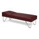 Clinton 3600-24 Recovery Couch with U-Legs - 24" Width, Burgundy