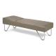 Clinton 3600-27 Recovery Couch with U-Legs - 27" Width, Warm Gray