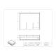 Poltex 3DWRPLAT Hideaway Glove Drawer Platform - Dimensions