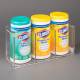 Poltex 3WIPTUB4-5-W Wipe Tub Holder, 3 Pocket (Wipe Tubs are Not Included)