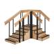 Clinton 4-5080-30 and 4-5080-36 Convertible Staircase, 30" Width and 36" Width
