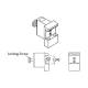 Burton Medical 4000067 Fairfield Style Rail Mount for LE 50® LED Exam and Nova Exam® LED Light - Drawing