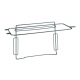 Bemis Health Care 423000 Non-Locking Wire Bracket for 3-Gallon Sharps Container