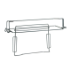 Bemis Health Care 425000 Locking Wire Bracket for 3-Gallon Sharps Container