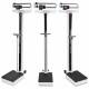 Detecto Model 448 Eye-Level Mechanical Weighbeam Scale, White, Lbs Reading Only, with Height Rod, Handpost and Wheels