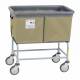 R&B Wire 464SOB/BEIGE Elevated Vinyl Basket Truck with Bumper, 4 Bushel - Beige