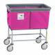 R&B Wire 464SOB/PNK Elevated Vinyl Basket Truck with Bumper, 4 Bushel - Hot Pink