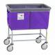 R&B Wire 464SOB/PURP Elevated Vinyl Basket Truck with Bumper, 4 Bushel - Punky Purple