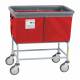 R&B Wire 464SOB/RD Elevated Vinyl Basket Truck with Bumper, 4 Bushel - Red