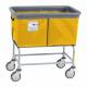 R&B Wire 464SOB/Y Elevated Vinyl Basket Truck with Bumper, 4 Bushel - Yellow
