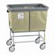 R&B Wire 466SOB/BEIGE Elevated Vinyl Basket Truck with Bumper, 6 Bushel - Beige