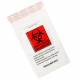 Biohazard Specimen Transport Bags 6" x 9" - Glue Seal with Document Pouch and Absorbent Pad