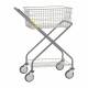 R&B Wire 501 Foldable Office Utility Mail Cart, Single Basket