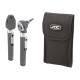 ADC 5110NLSG Diagnostix™ 2.5V Dual-Handle Pocket Diagnostic Set with LED Lamp, Soft Case - Gray