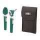 ADC 5110NLSGR Diagnostix™ 2.5V Dual-Handle Pocket Diagnostic Set with LED Lamp, Soft Case - Green